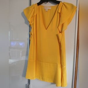 Michael Kors Yellow silk blouse